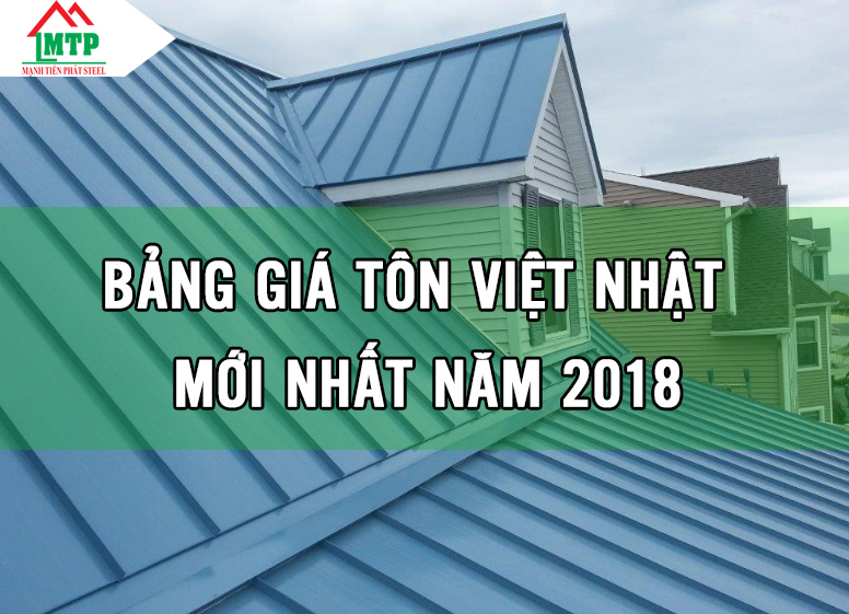 Bảng báo giá tôn Việt Nhật