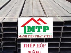 Thép hộp mạ kẽm 30×60
