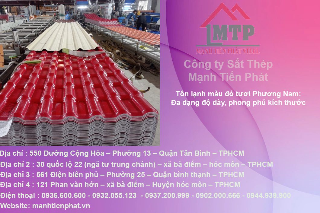 ton mau do phuong nam tai cty mtp