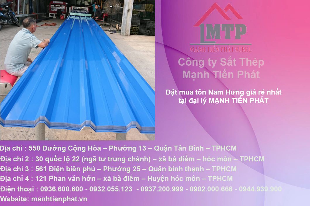 nha may ton NAM HUNG mtp