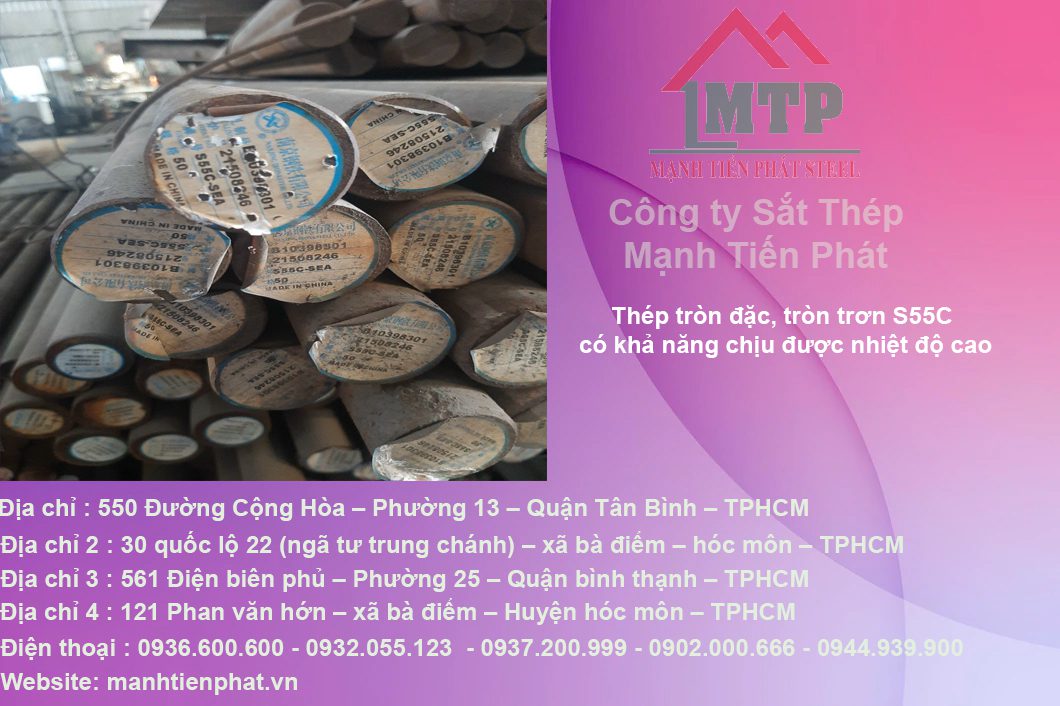Bảng báo giá hôm nay S55C thép tròn đặc, tròn trơn, sắt S55C láp tròn đặc, S55C phôi tròn đặc, S55C thanh tròn đặc 5 thep tron dac thep tron tron tai mtp