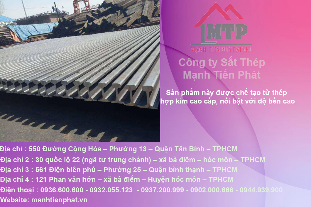Thép ray Tàu P30 giá rẻ 27 bang bao gia thep ray chinh hang mtp