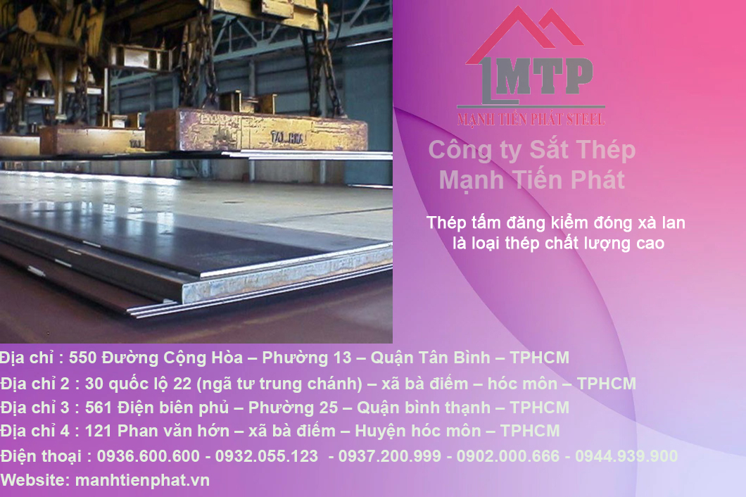 Thép tấm đăng kiểm đóng xà lan 5 o dau ban thep tam chinh hang gia tot mtp