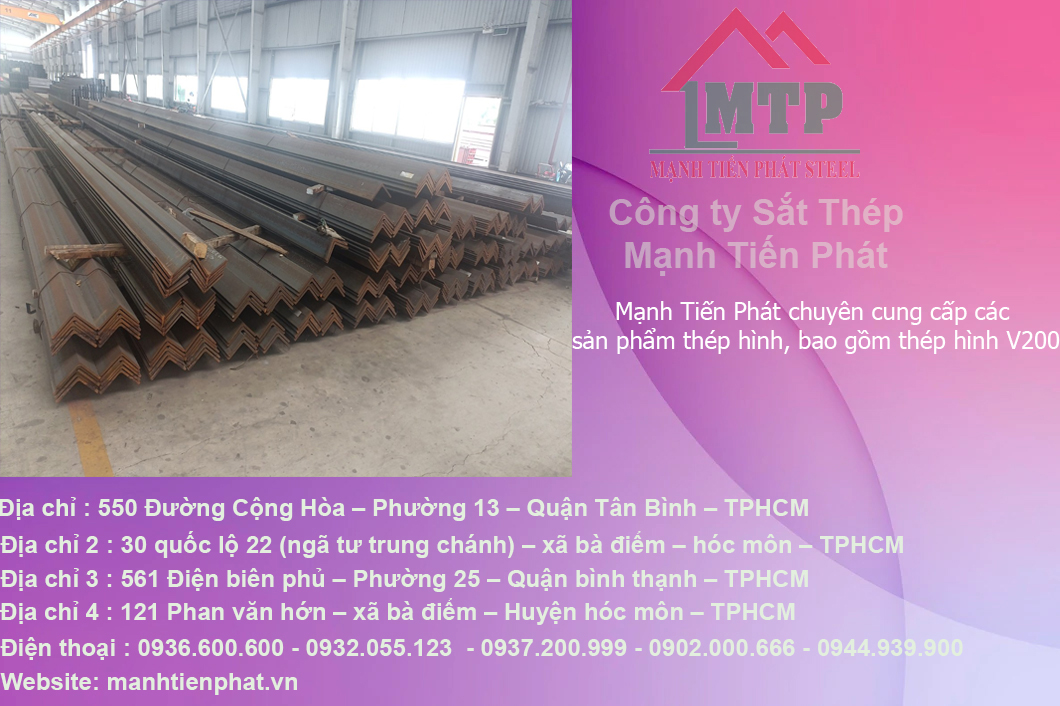 Bảng báo giá thép hình V200 tại Ninh Thuận 10 thep hinh v xay dung