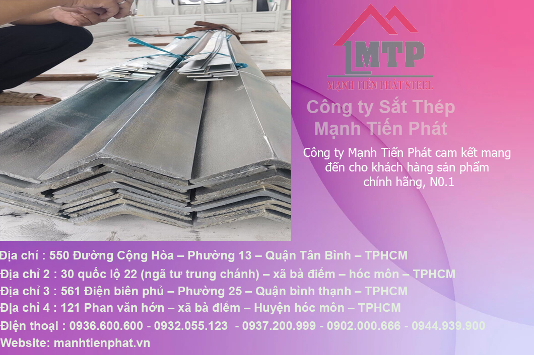 Bảng báo giá thép hình V200 tại Ninh Thuận 8 thep v ma kem mtp