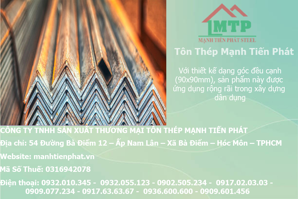 Bảng báo giá thép hình V90 An Khánh AKS tại Quận 1 8 bang bao gia chu v90