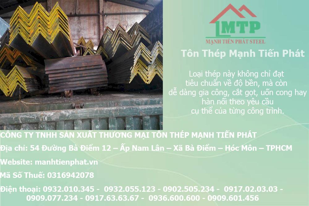 Bảng báo giá thép hình V90 An Khánh AKS tại Quận 2 11 gia chu v