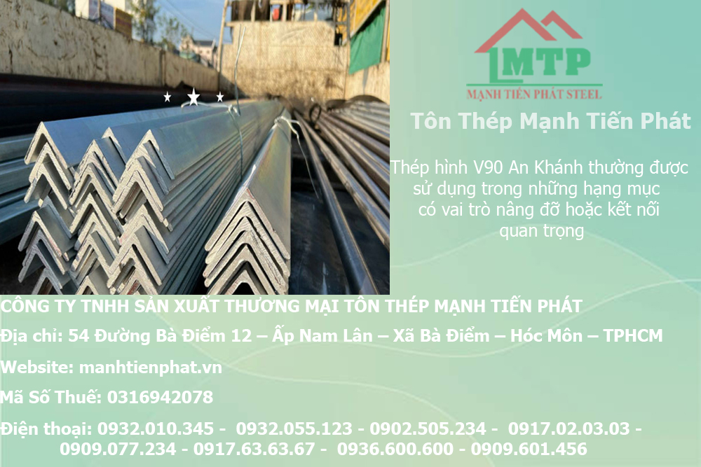 Bảng báo giá thép hình V90 An Khánh AKS tại huyện Hóc Môn 7 gia sat v manh tien phat hom nay