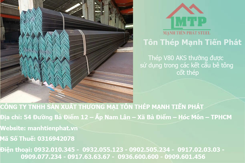 Bảng báo giá thép hình V80 An Khánh AKS tại Đắk Nông 9 gia thep hinh v chinh hang