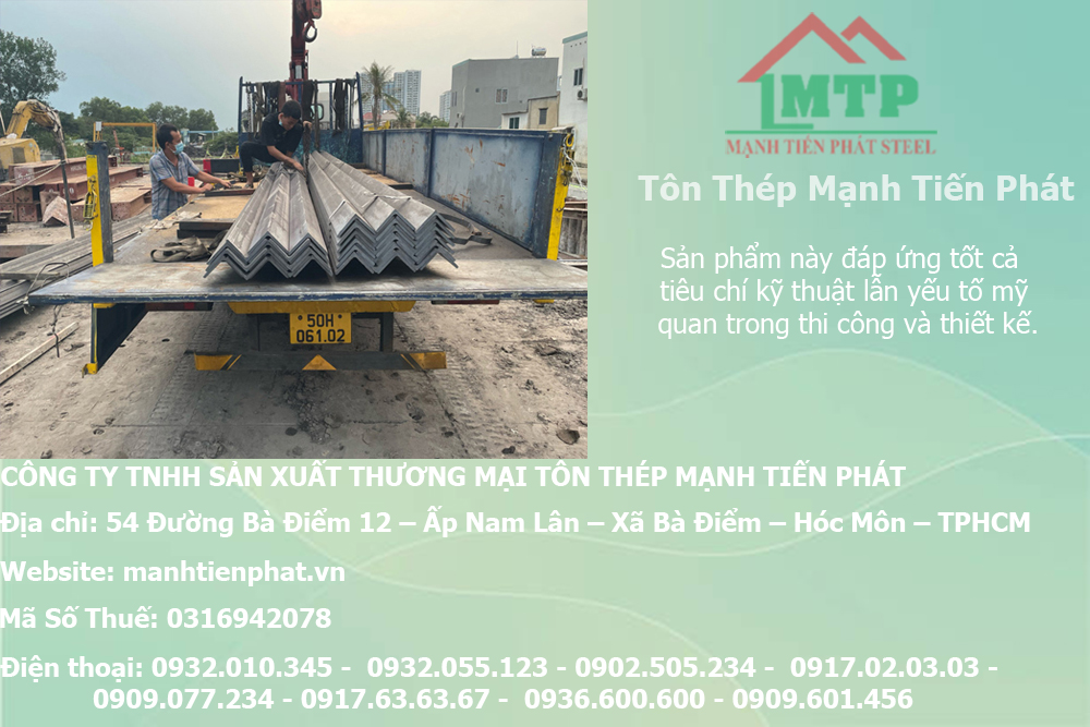 Bảng báo giá thép hình V90 An Khánh AKS tại huyện Củ Chi 9 san pham thep chu v90 manh tien phat gia re