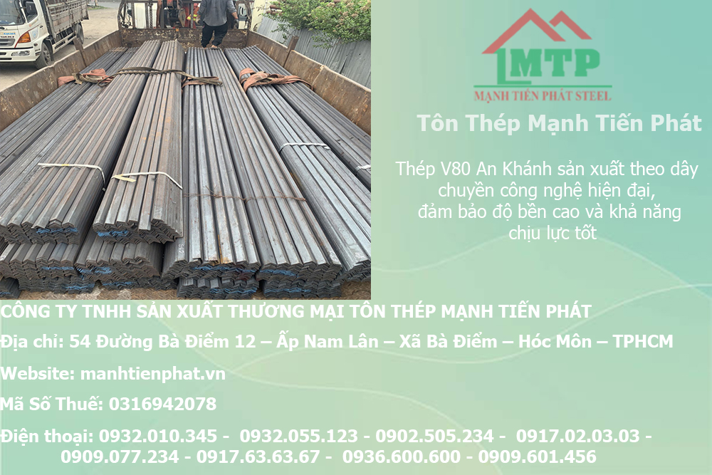 Bảng báo giá thép hình V80 An Khánh AKS tại An Giang 9 sat thep hinh v