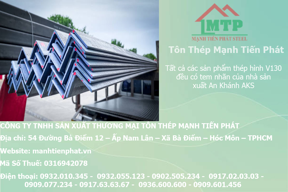 Bảng báo giá thép hình V130 An Khánh AKS tại Kom Tum 9 bang gia sat hinh chu v cong ty manh tien phat