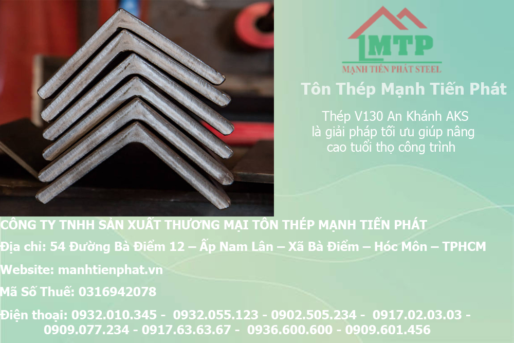 Bảng báo giá thép hình V130 An Khánh AKS tại Gia Lai 10 bang gia thep hinh v cong ty manh tien phat