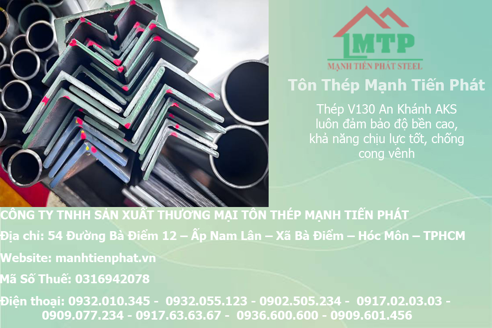 Bảng báo giá thép hình V130 An Khánh AKS tại An Giang 8 gia thep hinh v