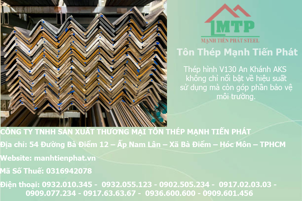 Bảng báo giá thép hình V130 An Khánh AKS tại Kom Tum 6 san pham thep hinh chu v mtp