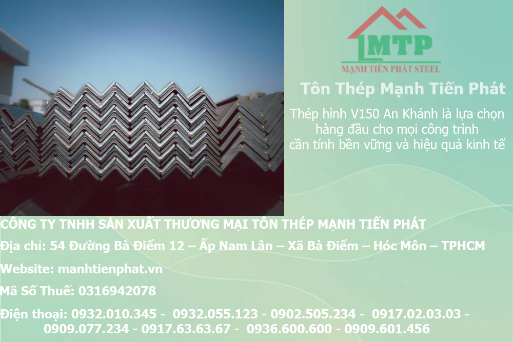 Bảng báo giá thép hình V150 An Khánh AKS tại Quận Tân Bình 11 san pham thep hinh v xay dung