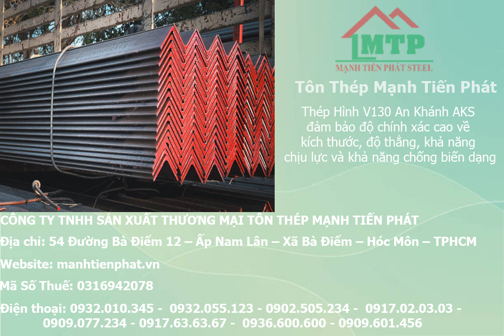 Bảng báo giá thép hình V130 An Khánh AKS tại An Giang 10 sat hinh v xay dung