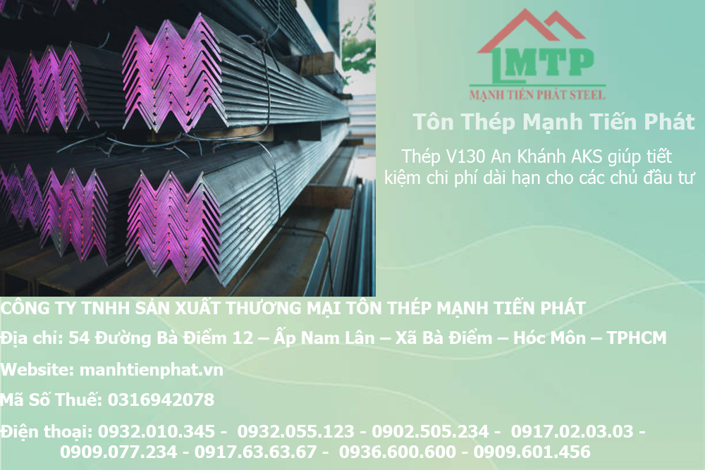 Bảng báo giá thép hình V130 An Khánh AKS tại An Giang 6 thep hinh chu v xay dung