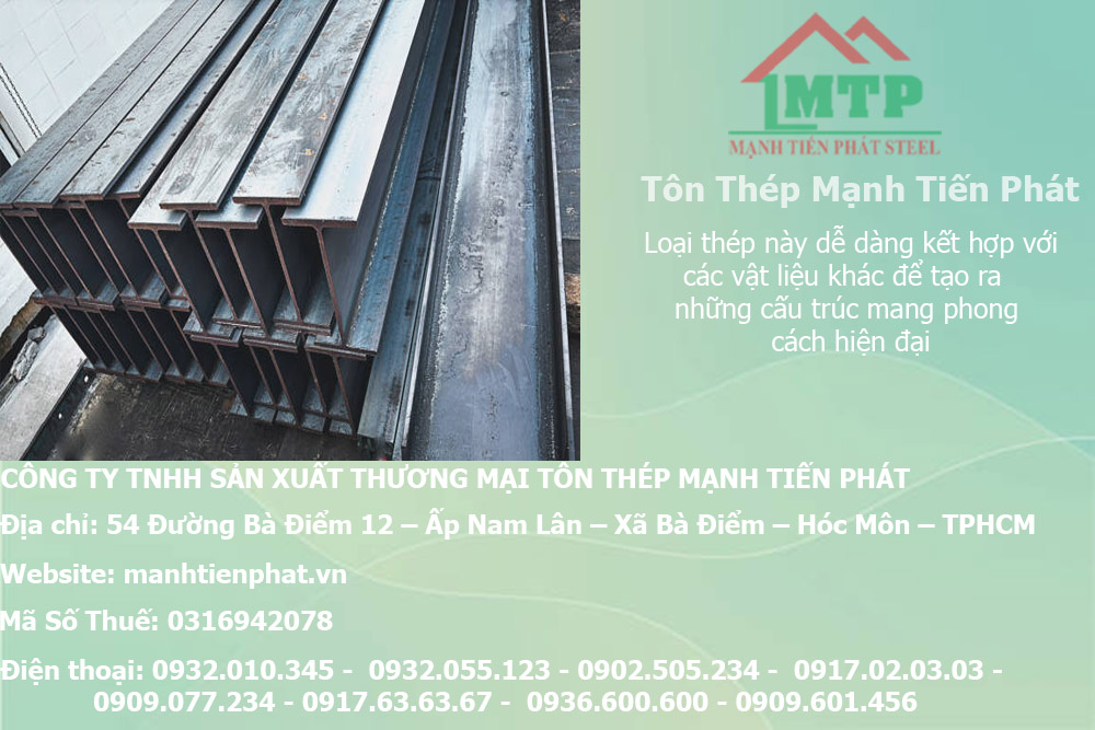 Bảng báo giá thép hình I100 An Khánh AKS tại Khánh Hòa 6 bang bao gia thep hinh i chinh hang manh tien phat
