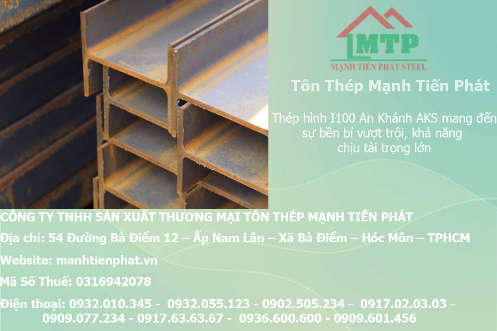 Bảng báo giá thép hình I100 An Khánh AKS tại Cà Mau 11 bang bao gia thep hinh i