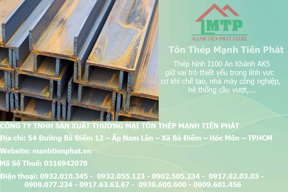 Bảng báo giá thép hình I100 An Khánh AKS tại Cà Mau 9 gia san pham thep hinh i xay dung