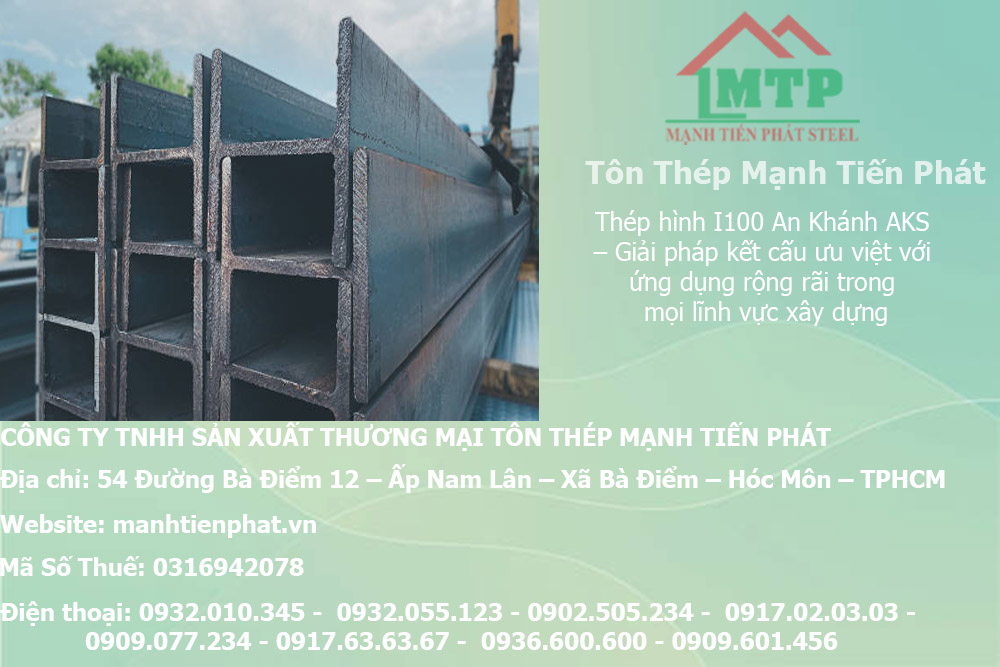 Bảng báo giá thép hình I100 An Khánh AKS tại Cà Mau 10 gia sat hinh i
