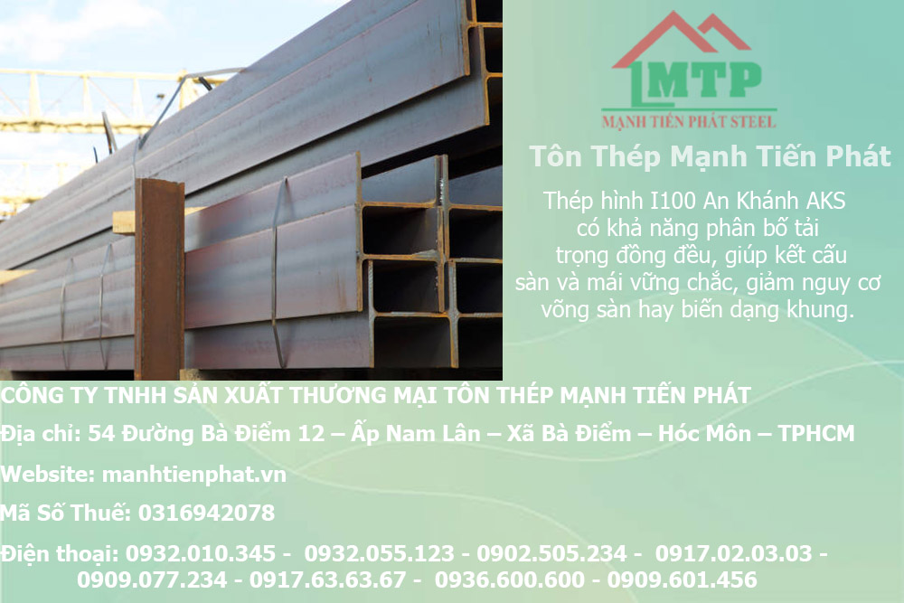 Bảng báo giá thép hình I100 An Khánh AKS tại Đồng Nai 6 gia thep chu i