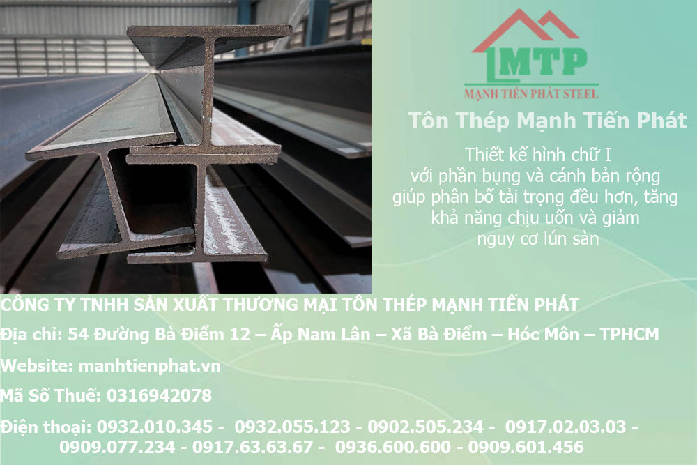 Bảng báo giá thép hình I100 An Khánh AKS tại huyện Củ Chi 8 quy cach kich thuoc thep hinh i manh tien phat
