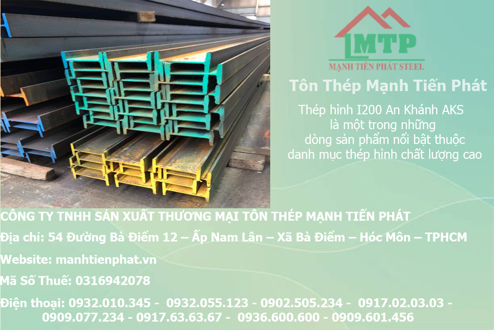 Bảng báo giá thép hình I200 An Khánh AKS tại huyện Nhà Bè 5 quy cach thep hinh i xay dung