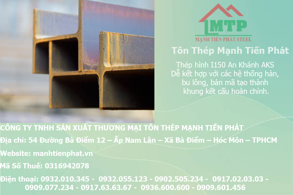 Bảng báo giá thép hình I150 An Khánh AKS tại Đắk Lắk 9 thep hinh i