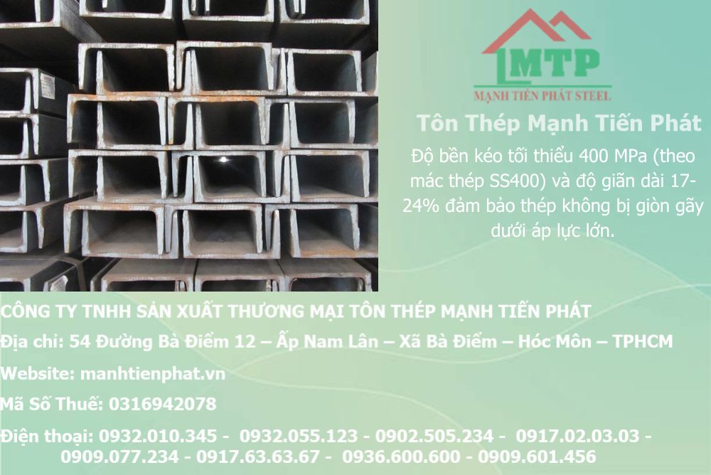 Bảng báo giá thép hình U140 Á Châu ACS tại Phường Vườn Lài 11 bang bao gia sat u140 acs tai tphcm 2