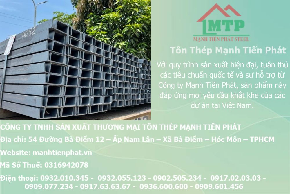 Bảng báo giá thép hình U140 Á Châu ACS tại Phường Phú Thuận 13 kho thep hinh u140 acs 1
