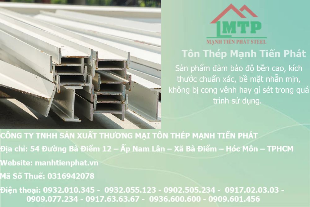 Bảng báo giá thép hình I100 Á Châu ACS tại Thành phố Cần Thơ 9 bang bao gia thep hinh i100 11