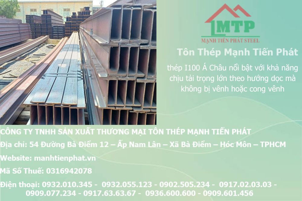 Bảng báo giá thép hình I100 Á Châu ACS tại Phường Linh Xuân 9 bang bao gia thep hinh i100 4