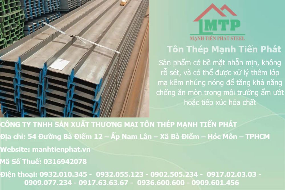 Bảng báo giá thép hình I100 Á Châu ACS tại Phường Bình Trị Đông 5 bang bao gia thep hinh i100 5