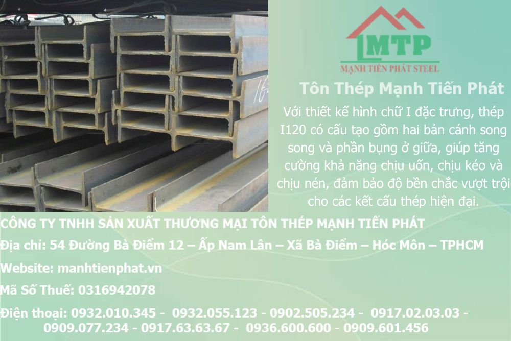 Bảng báo giá thép hình I120 Á Châu ACS tại Phường Bàn Cờ 7 bang bao gia thep hinh i120 21