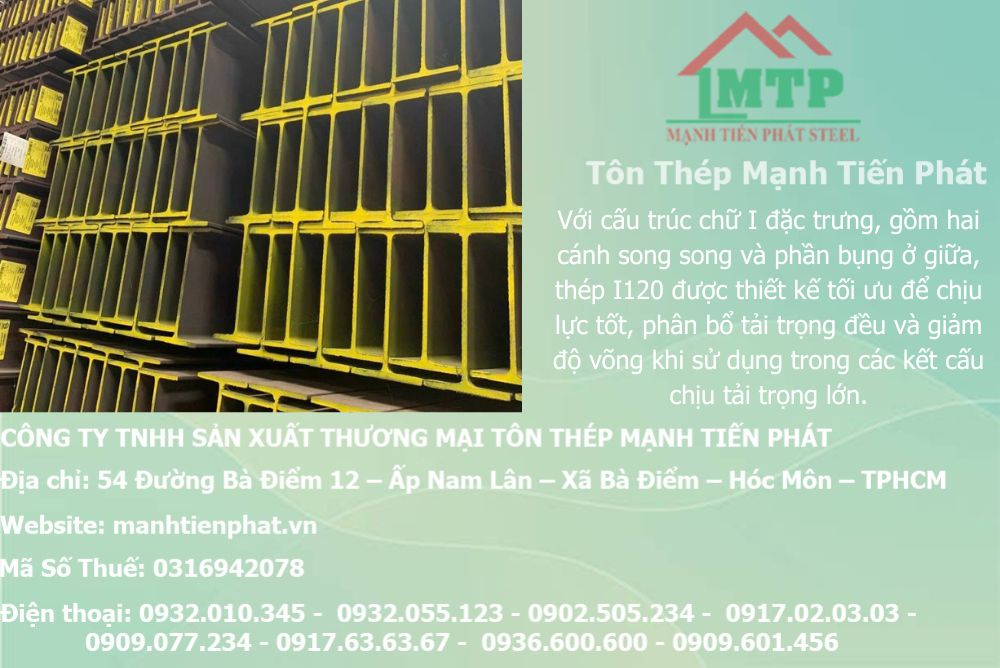 Bảng báo giá thép hình I120 Á Châu ACS tại Phường Tân Mỹ 8 bang bao gia thep hinh i120 9