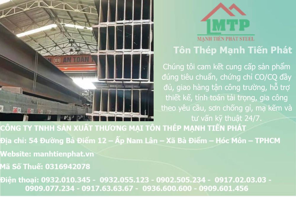 Bảng báo giá thép hình I120 Á Châu ACS tại Phường Cầu Ông Lãnh 10 thep chu i