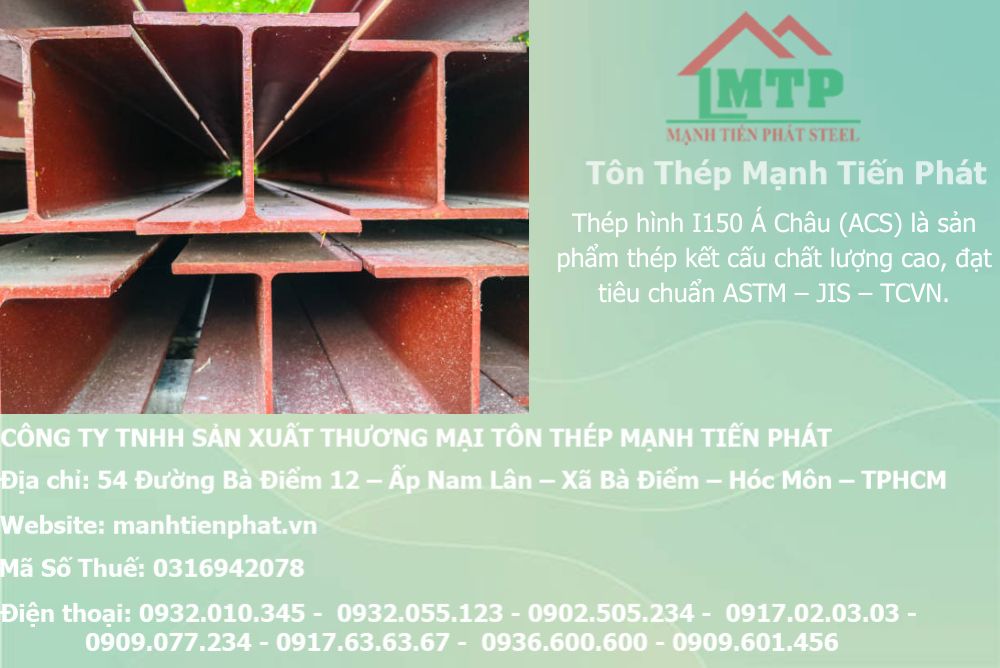 bang bao gia thep hinh i150 10