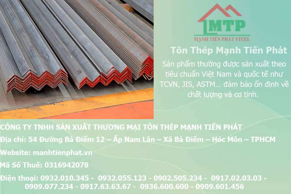 Bảng báo giá thép hình V50x50x3.0mm Á Châu ACS tại Phường Minh Phụng (Quận 11 (cũ)) 9 thep V50x50x3.0mm a chau 4