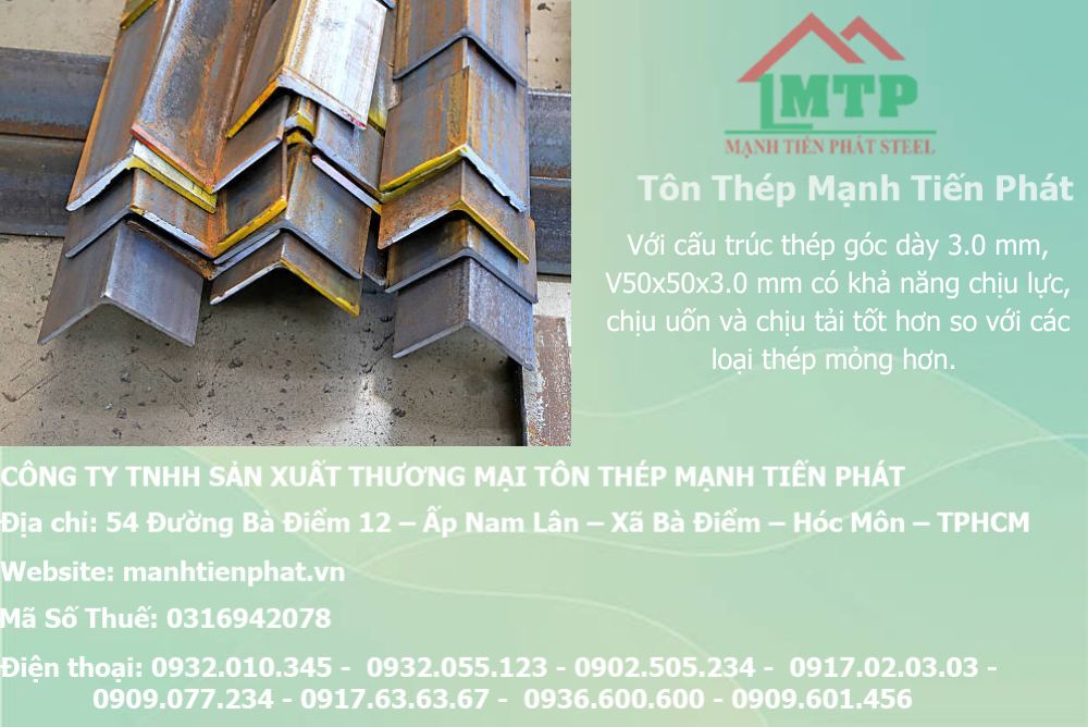 Bảng báo giá thép hình V50x50x3.0mm Á Châu ACS tại Phường Minh Phụng (Quận 11 (cũ)) 5 thep V50x50x3.0mm a chau 5