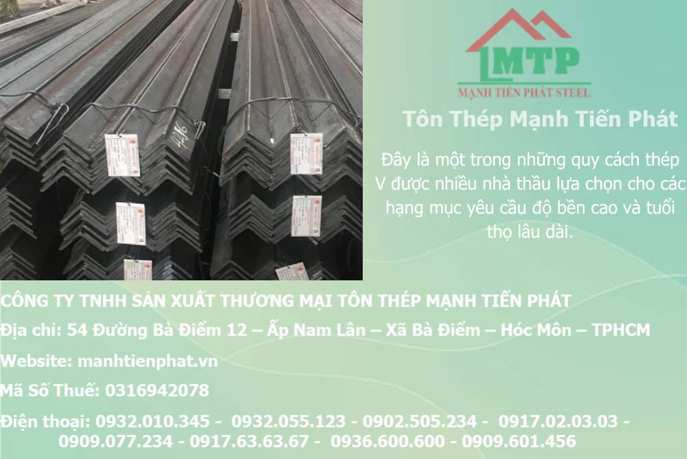 Bảng báo giá thép hình V100x100x8.0mm Á Châu ACS tại Phường Long Trường (TP. Thủ Đức cũ) 5 thep V100x100x8.0mm a chau 31
