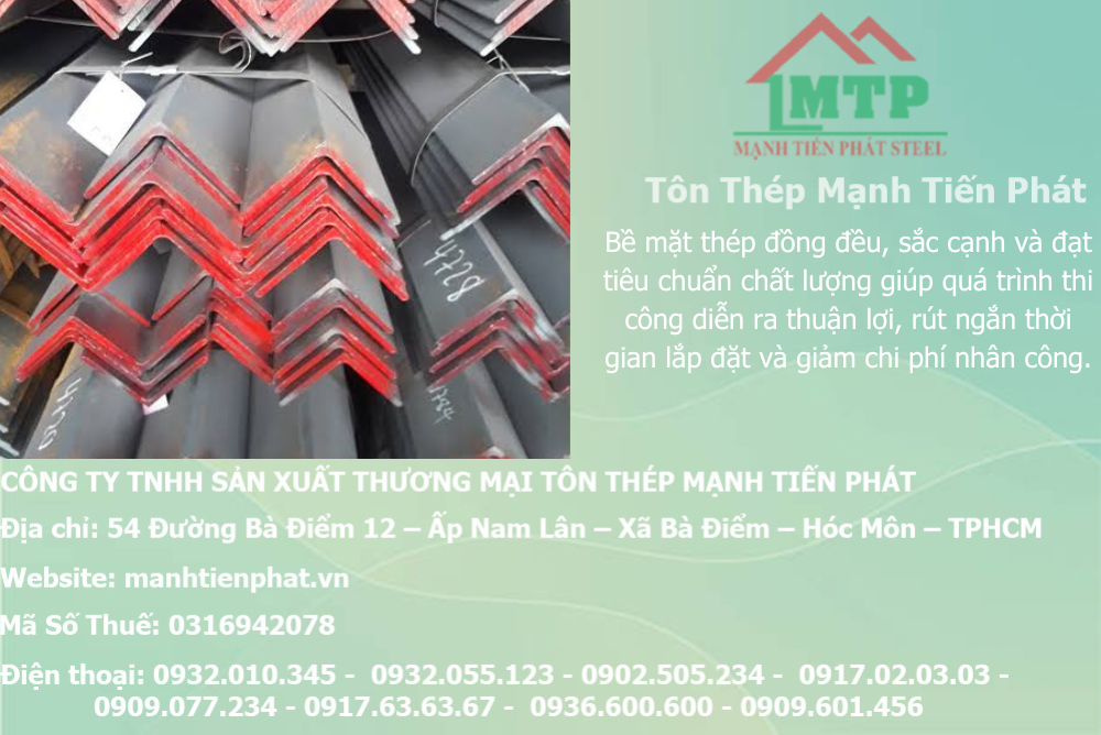 Bảng báo giá thép hình V130x130x10mm Á Châu ACS tại Phường Tân Bình (Quận Tân Bình cũ) 7 thep V130x130x10mm a chau 12