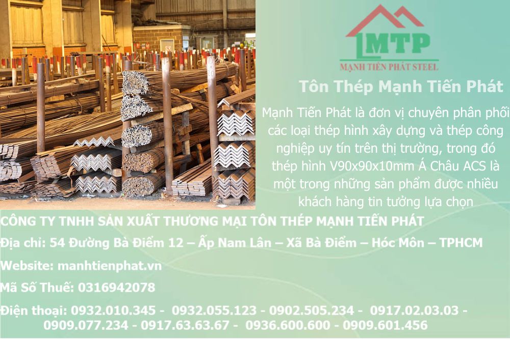 Bảng báo giá thép hình V90x90x10mm Á Châu ACS tại Phường Long Bình (TP. Thủ Đức (cũ)) 7 thep V90x90x10mm a chau 30