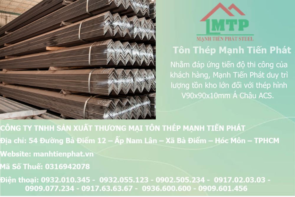 Bảng báo giá thép hình V90x90x10mm Á Châu ACS tại Phường Long Phước (TP. Thủ Đức (cũ)) 5 thep V90x90x10mm a chau 35
