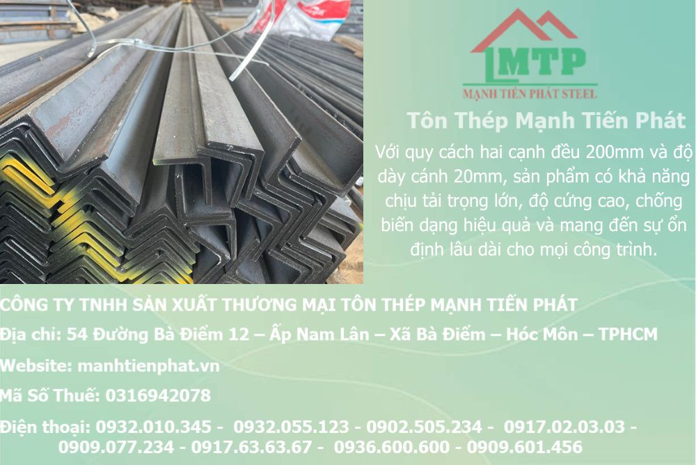 Bảng báo giá thép hình V200x200x20mm Á Châu ACS tại Phường Chánh Hưng (Quận 8 (cũ)) 11 thep V200x200x20mm a chau 23