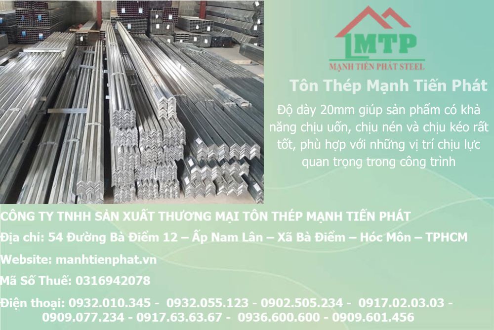 Bảng báo giá thép hình V200x200x20mm Á Châu ACS tại Phường Hòa Bình (Quận 11 (cũ)) 6 thep V200x200x20mm a chau 9